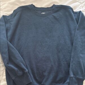 Athletic Works Navy Blue Crewneck Sweatshirt